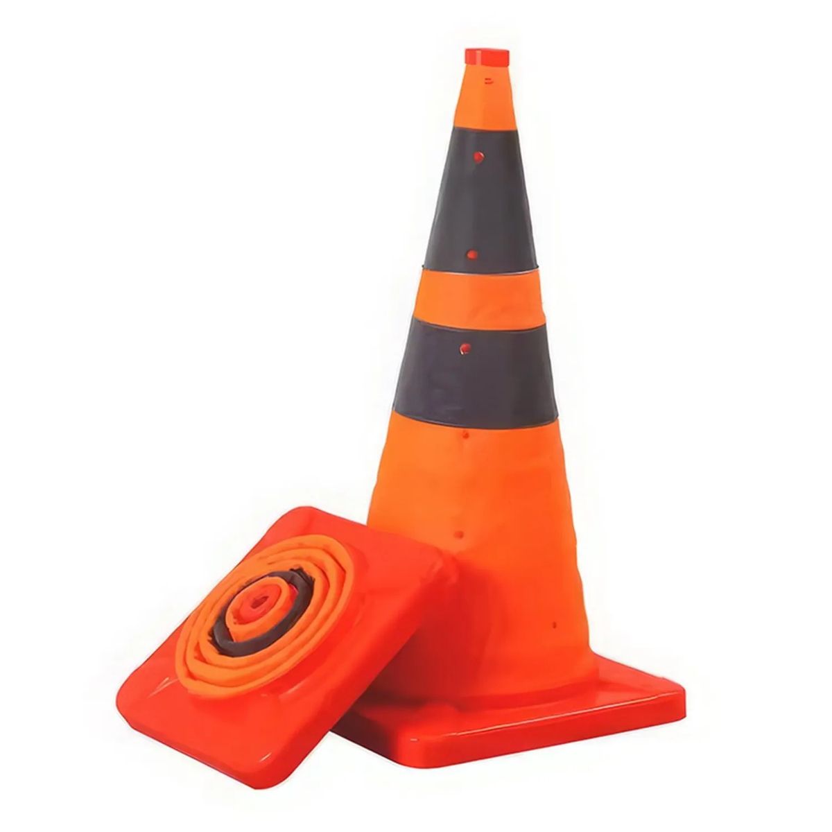 GENERICO - Cono de Seguridad 70cm Rebatible