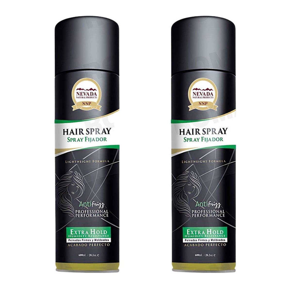 NEVADA NATURAL PRODUCTS - PACK 2 SPRAY CAPILAR FIJADOR ANTI FRIZZ 600ML NEVADA