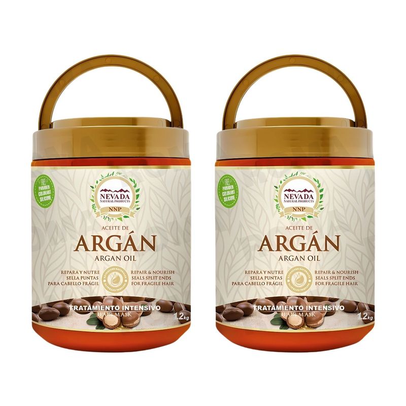 NEVADA NATURAL PRODUCTS - PACK 2 TRATAMIENTO DE ACEITE DE ARGÁN 12KG NEVADA