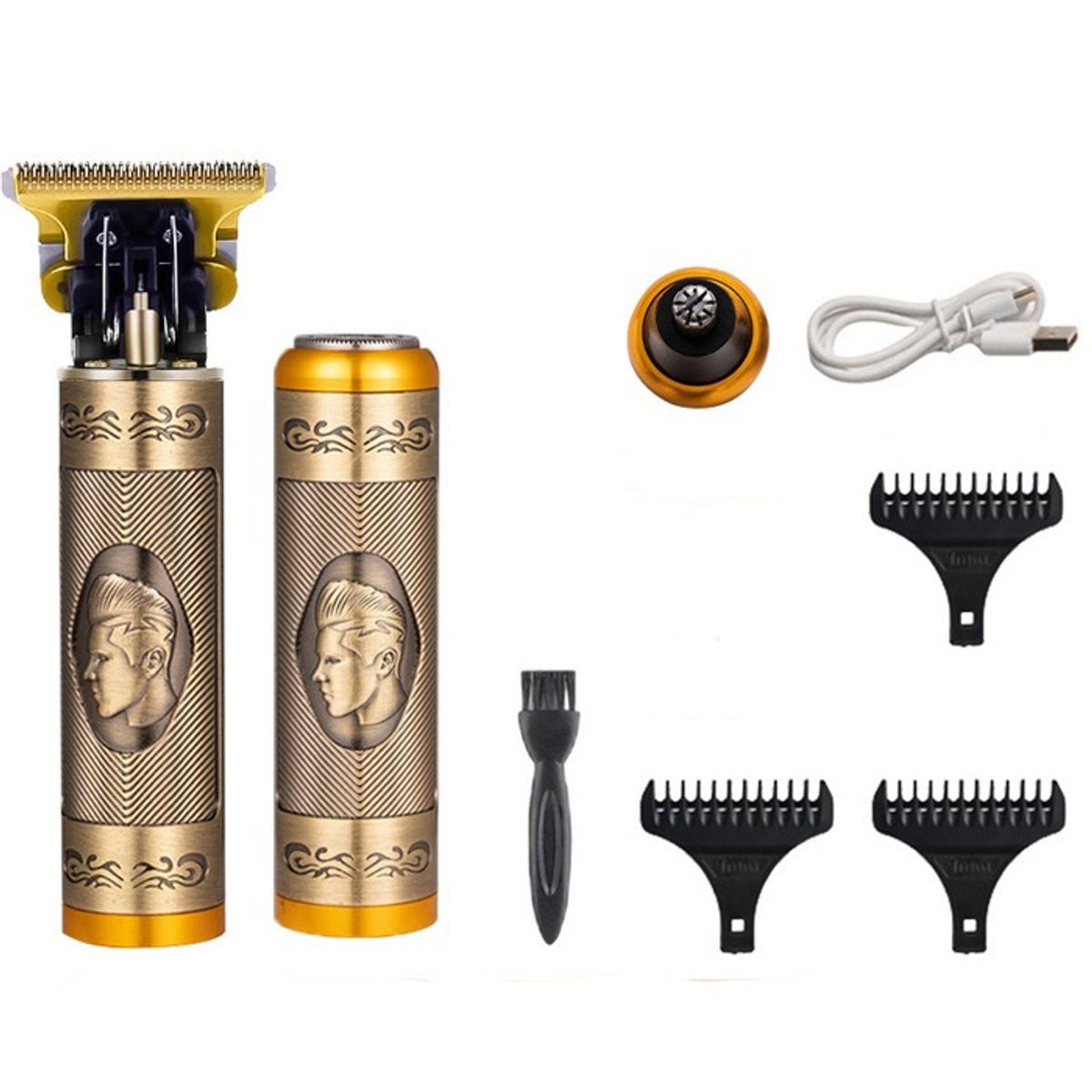 GENERICO - Set Cortadora De Pelo Rasuradora 3 En 1 Inalámbrica