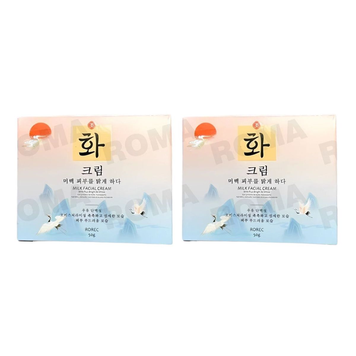 BIOAQUA - PACK 2 CREMA FACIAL DE LECHE 50G ROREC