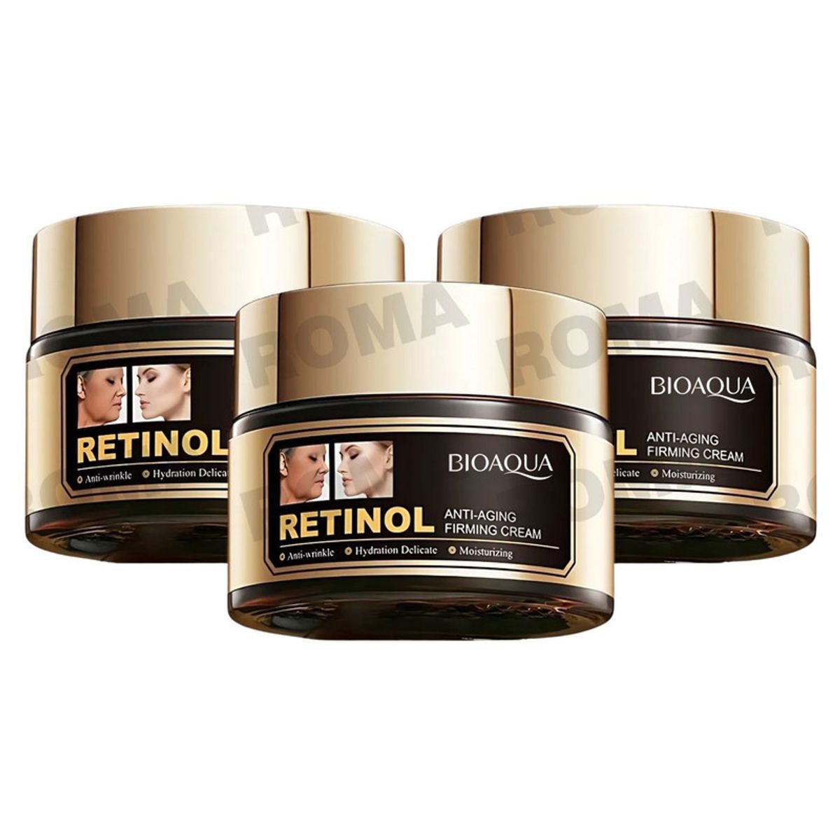 BIOAQUA - PACK 3 CREMA FACIAL RETINOL 50G BIOAQUA