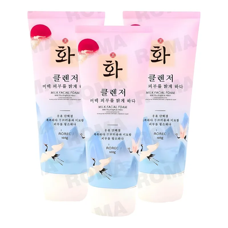 BIOAQUA - PACK 3 LECHE LIMPIADORA ROREC 100G