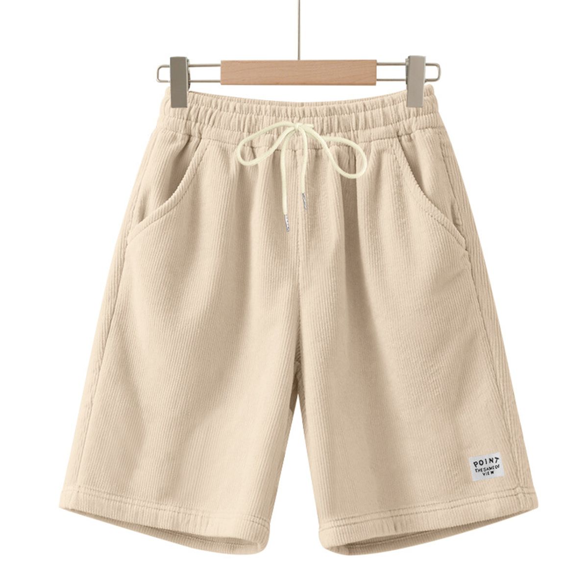 TIOZONEY - pantalones cortos casuales ligeros - Beige