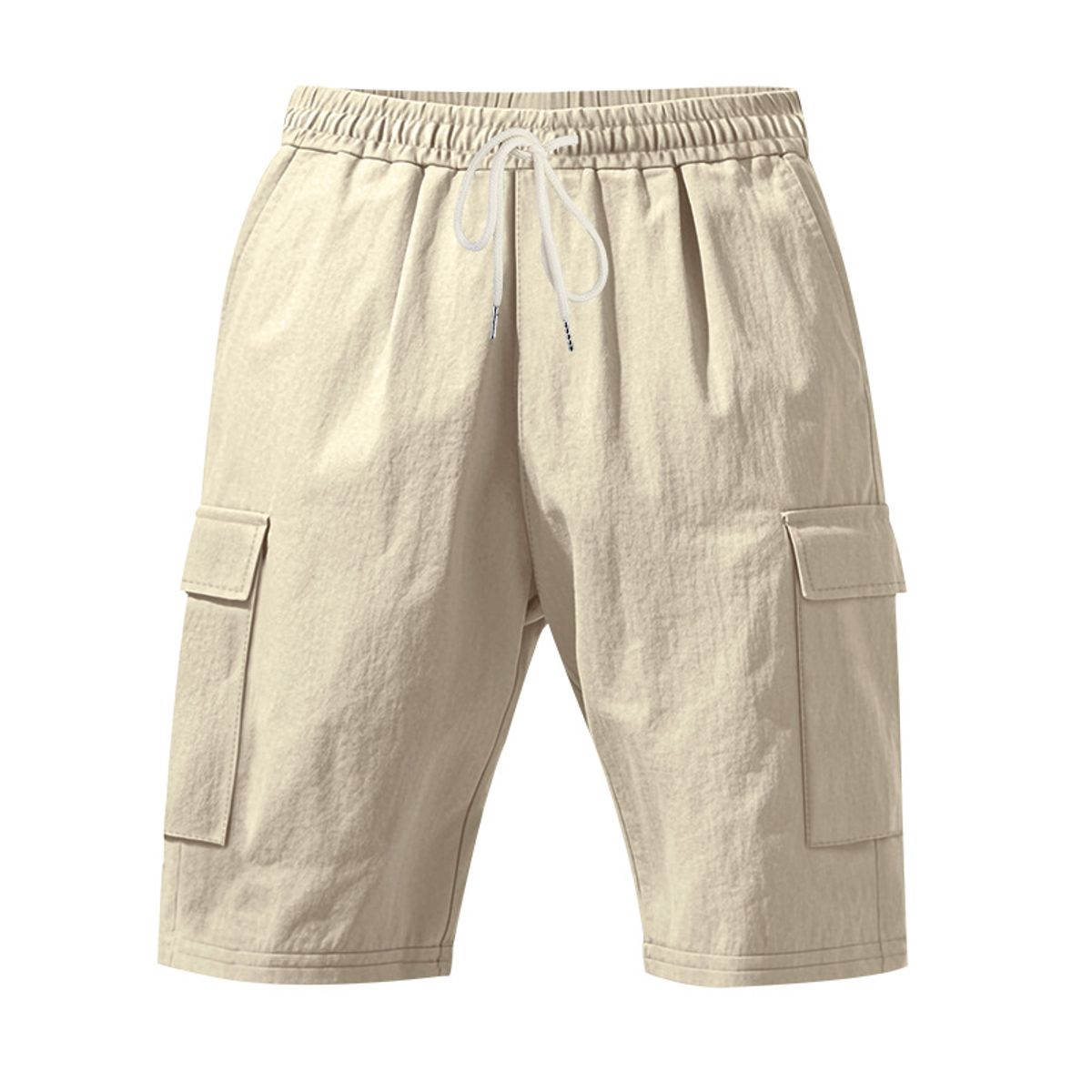 TIOZONEY - pantalones cortos casuales ligeros - Beige