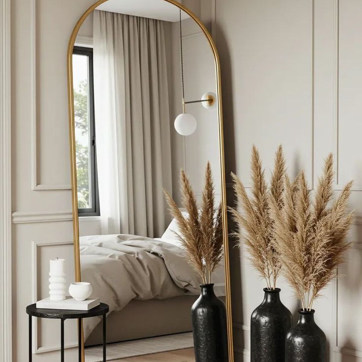 Espejo Arco Dorado 180x75cm, marca GENERICO - Foto Principal