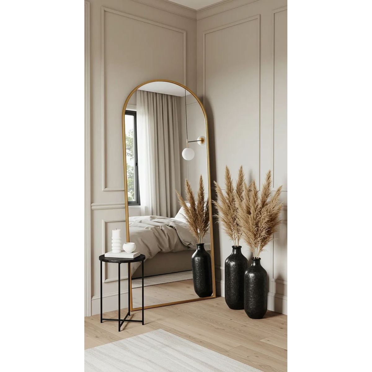 Espejo Arco Dorado 180x75cm, marca GENERICO - Foto Principal