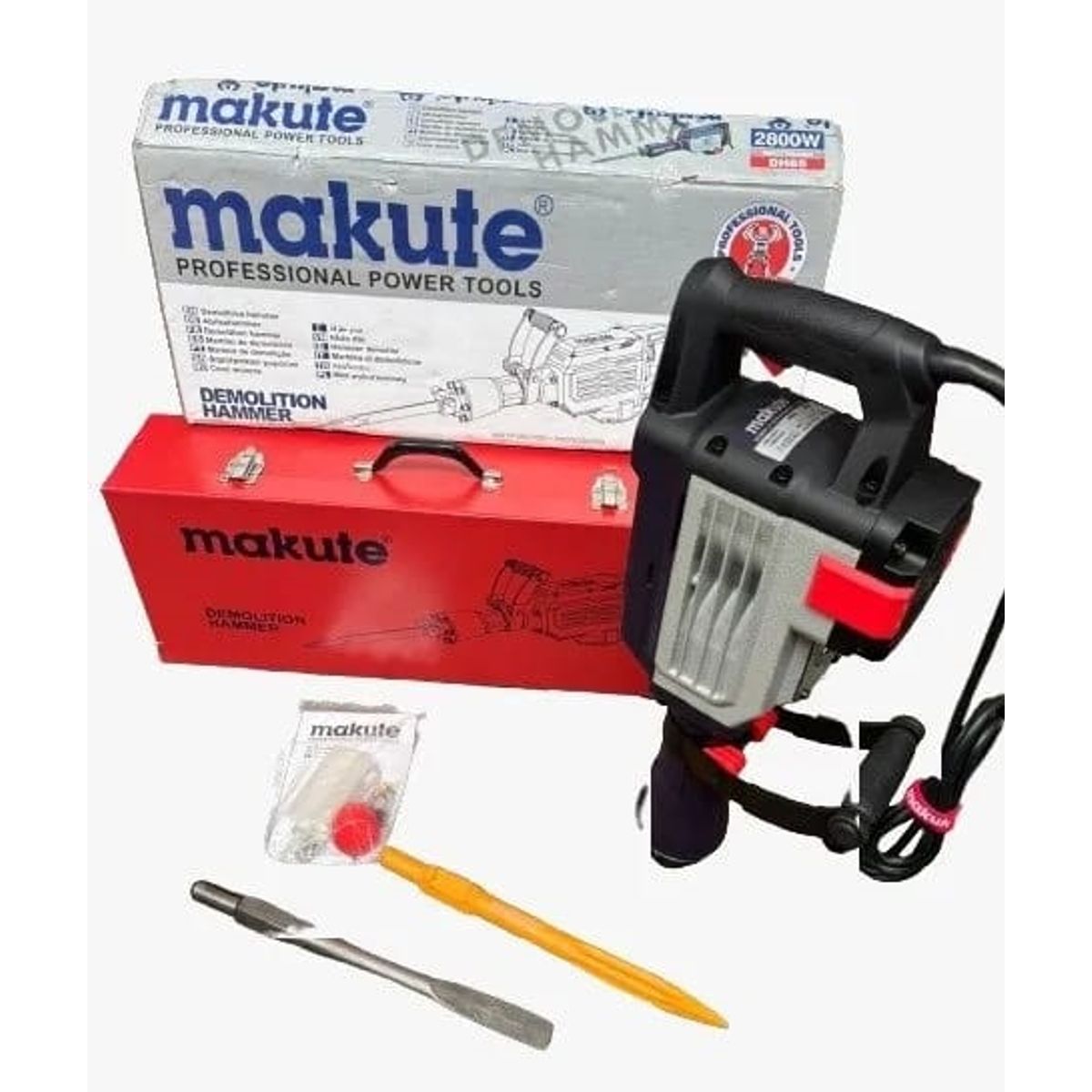 MAKUTE - MARTILLO DEMOLEDOR DE 2800 W