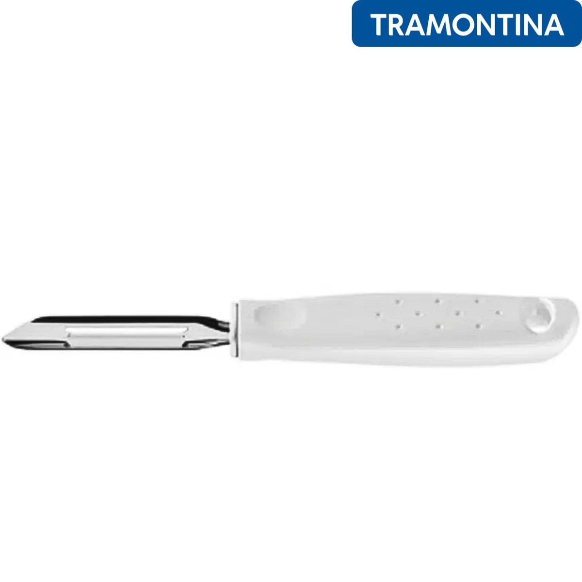TRAMONTINA - Pelador De Papa Mango Blanco - Tramontina