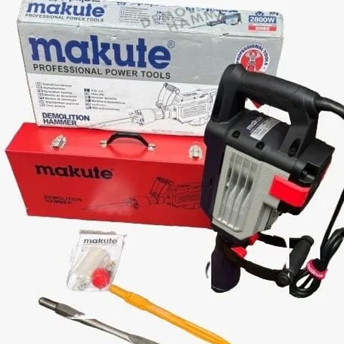 MAKUTE - MARTILLO DEMOLEDOR DE 2800 W