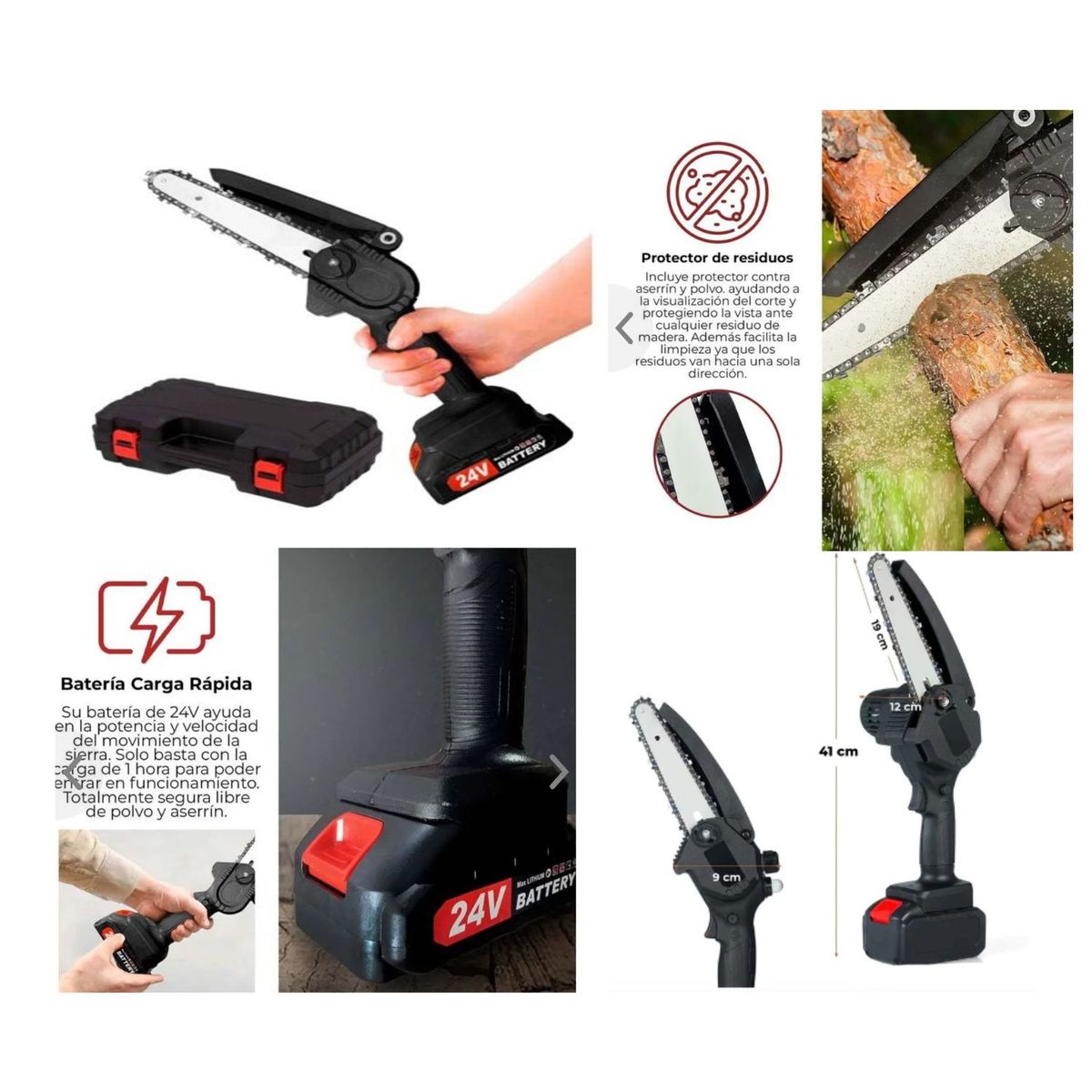 OEM - Motosierra De 6 Pulgadas + Cortador De Calamina