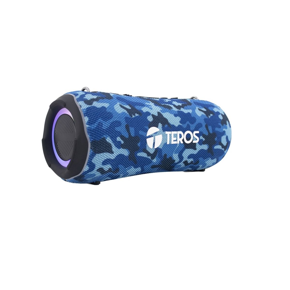 TEROS - Parlante TEROS Ultra TE-6046BM BT53 40W RGB TWS azul militar camuflad