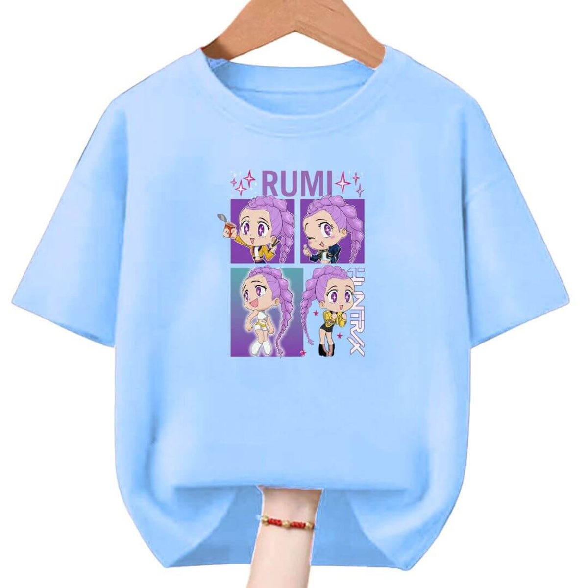 GENERICO - Polos Algodon Rumi Kpop Guerreras Demon Hunters  - Tallas 6 al XL