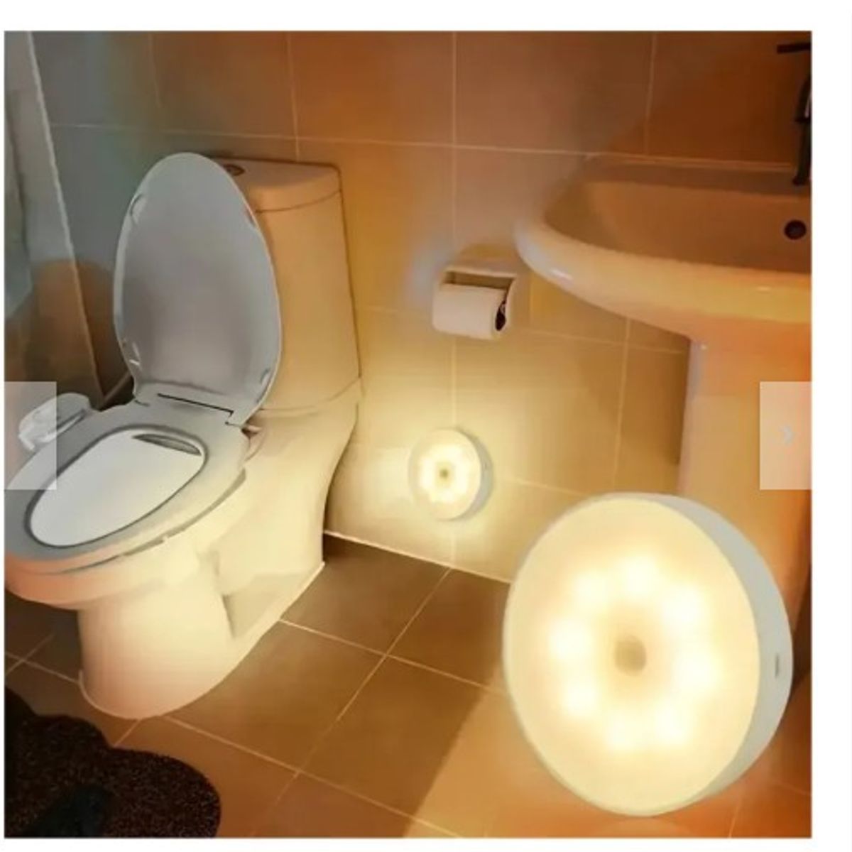 GENERICO - Foco Lámpara LED con Sensor de Movimiento Recargable USB