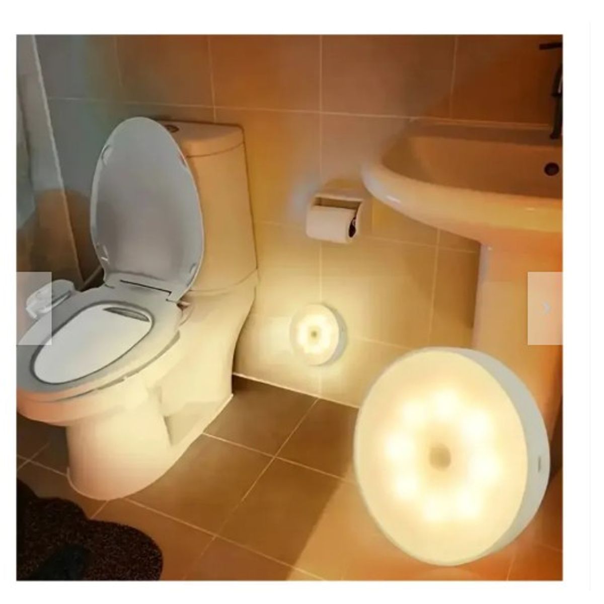 GENERICO - Foco Lámpara LED con Sensor de Movimiento Recargable USB