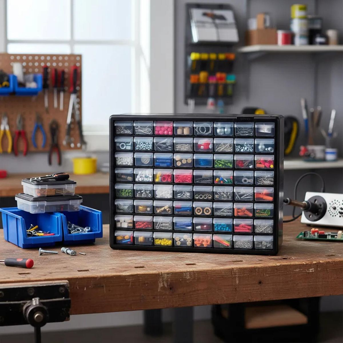 Truper - Organizador 20 Pulgadas Con 64 Compartimentos Truper