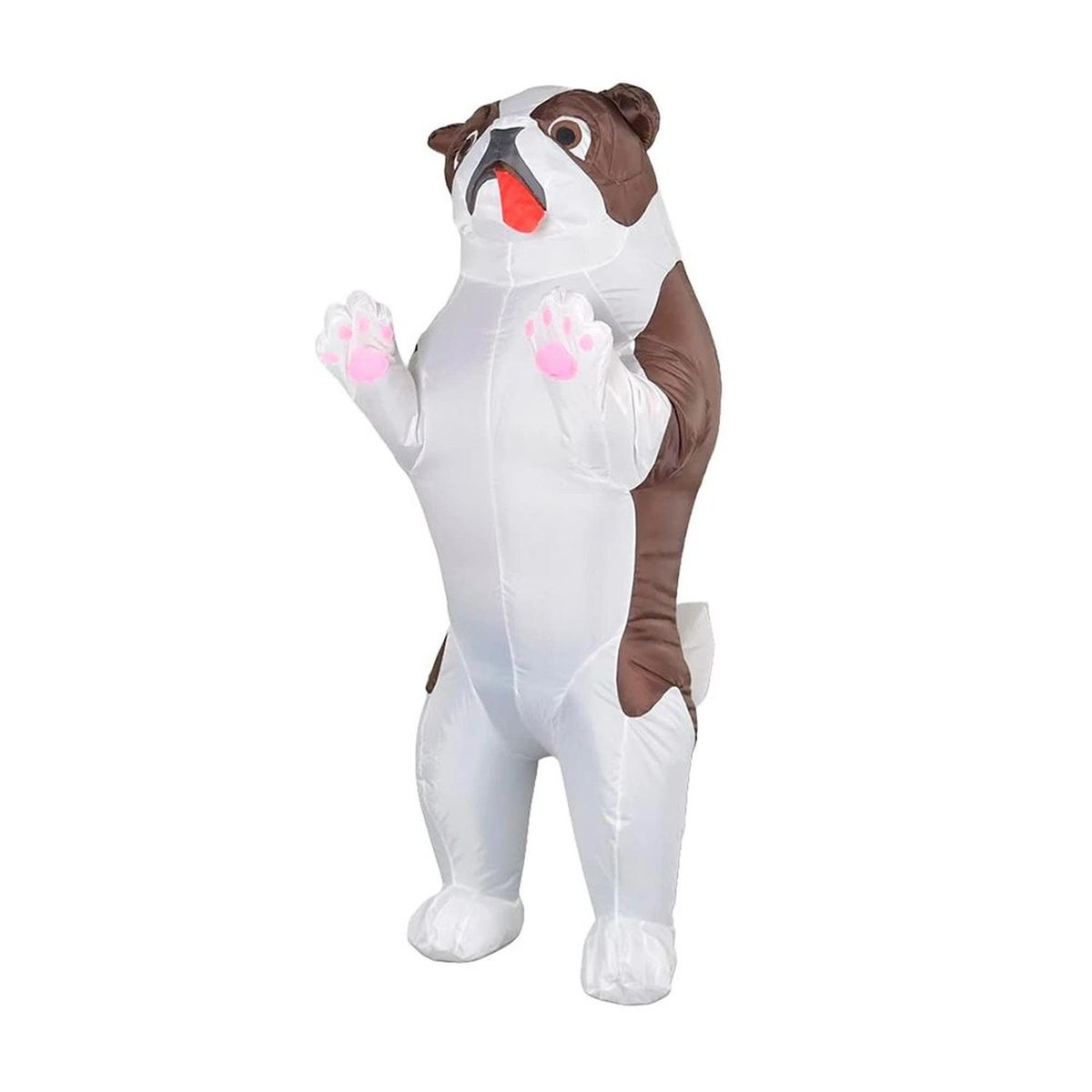 GENERICO - Disfraz Inflable de Perro Bulldog para Adultos Halloween y Cosplay