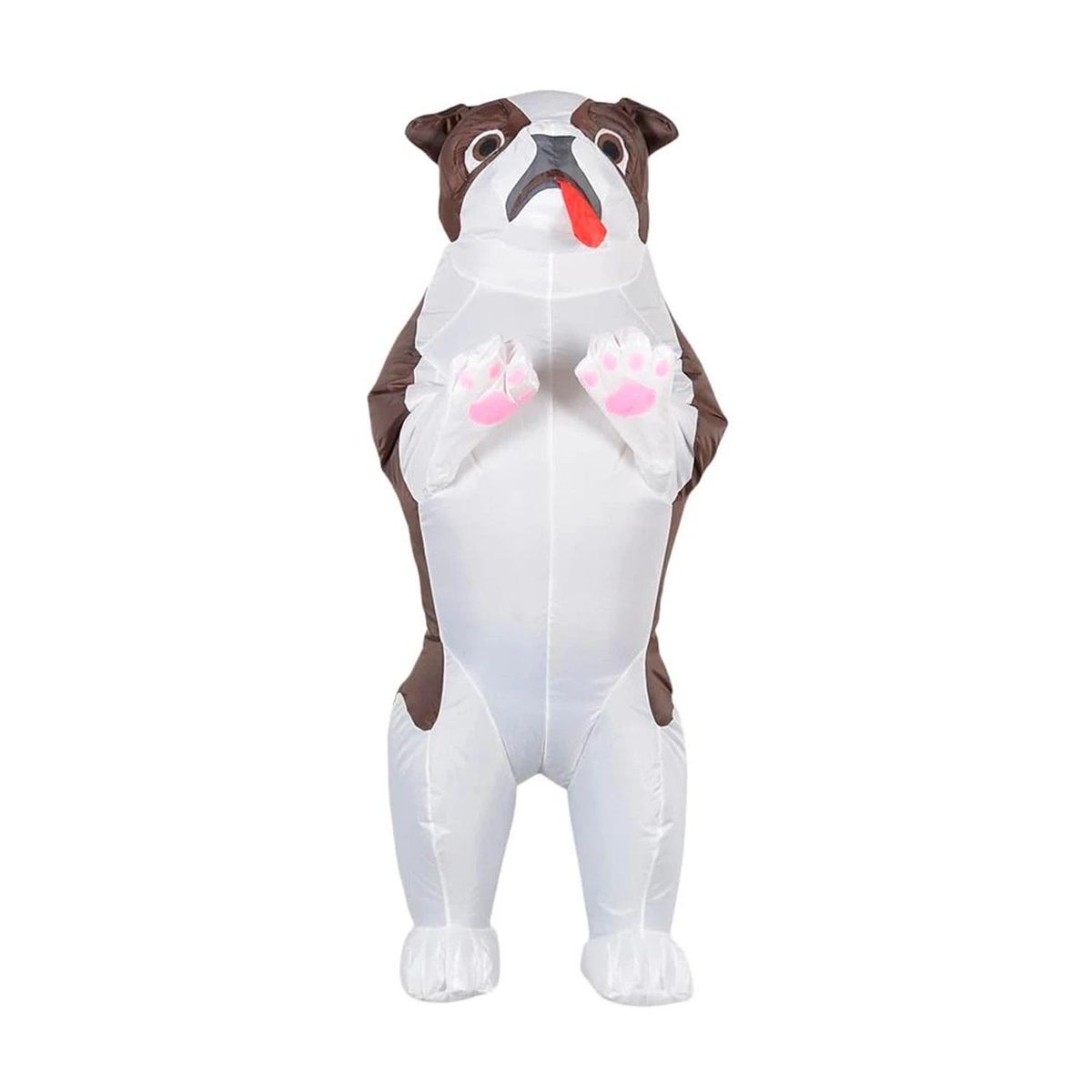GENERICO - Disfraz Inflable de Perro Bulldog para Adultos Halloween y Cosplay