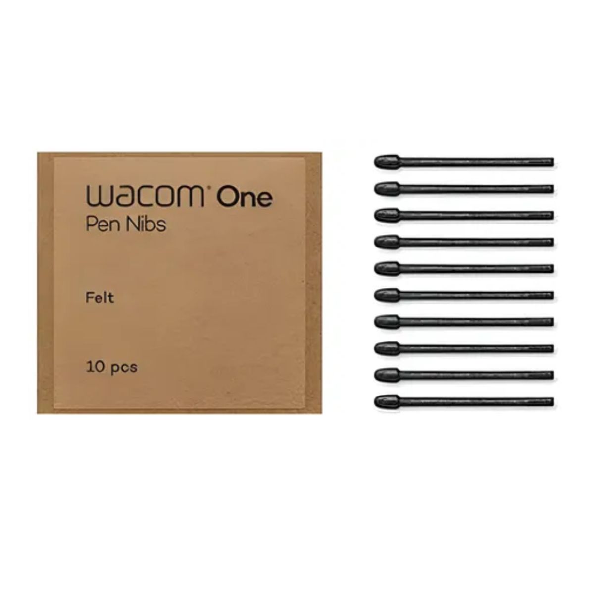 WACOM - Puntas Estándar Parar Lápiz Wacom One, 10 Un Ack24918z Negro