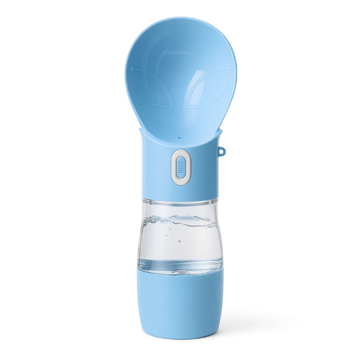 CAT OH - Bebedero y Comedero Portátil para Perros - Celeste