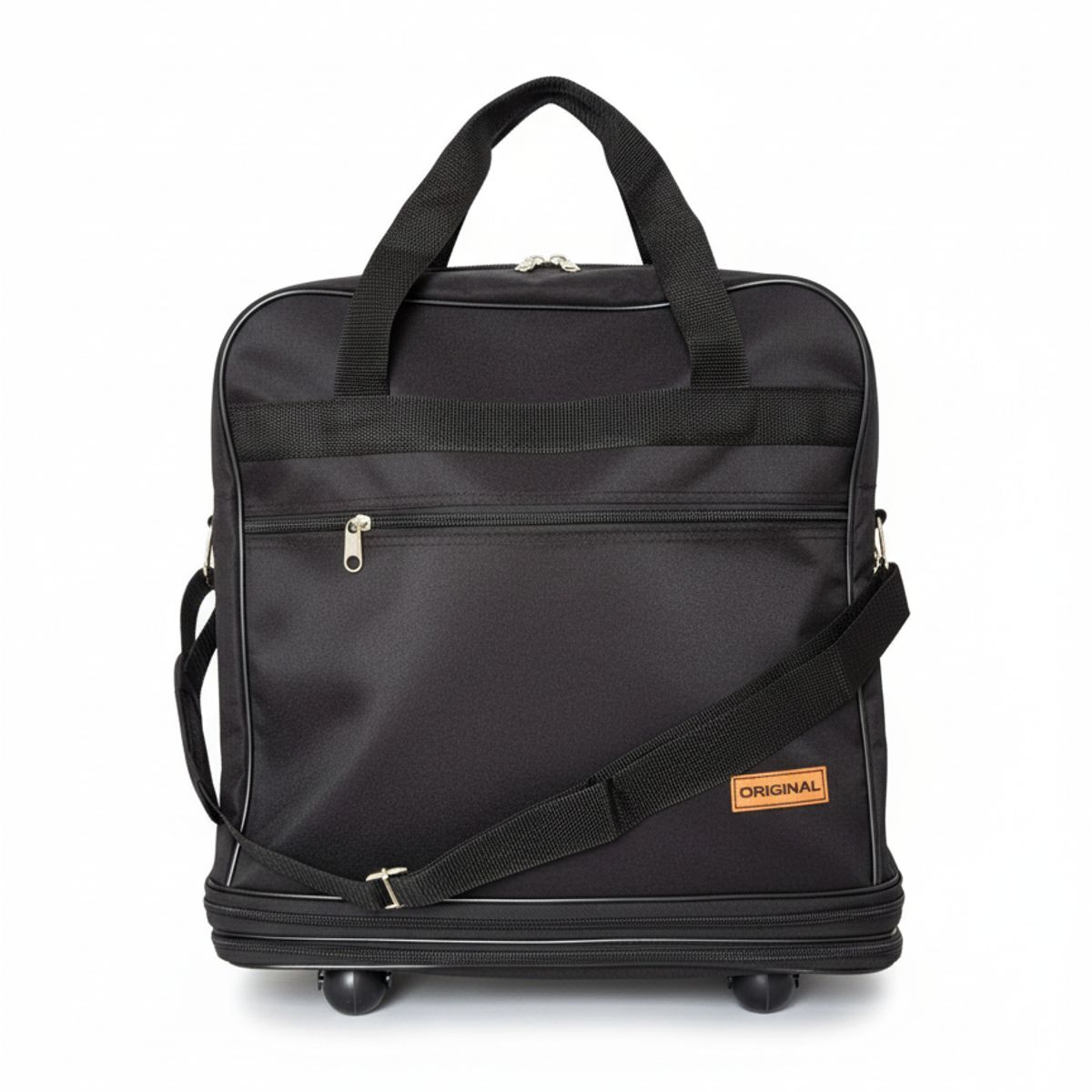 GENERICO - BOLSO EXPANDIBLE DE 3 PISOS CON RUEDAS - MALETA REGULABLE