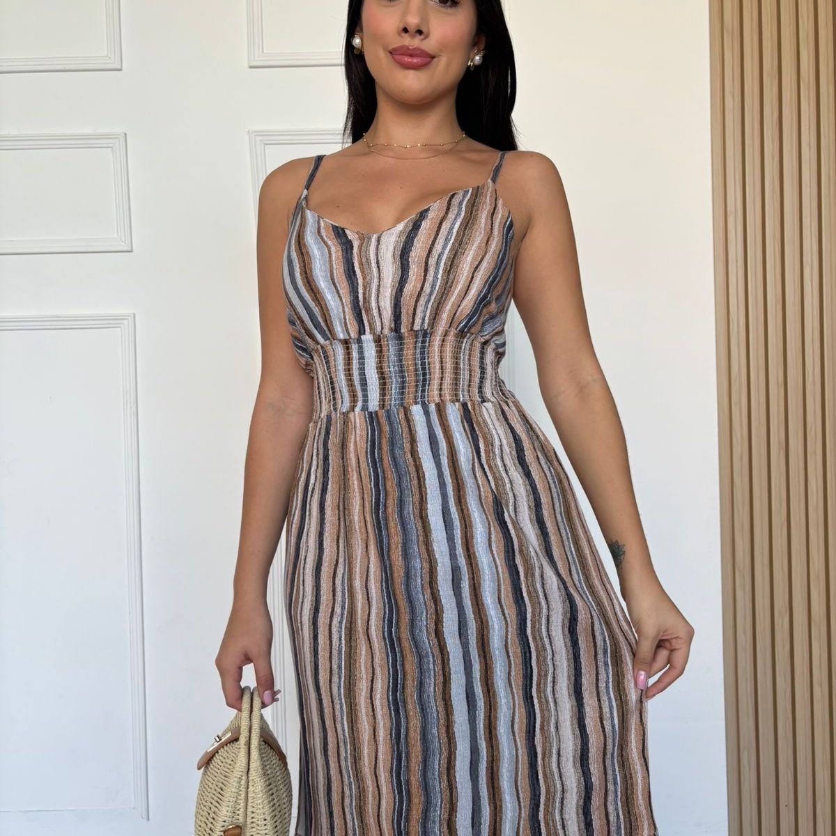 GENERICO - VESTIDO LARGO CASUAL PARA MUJER