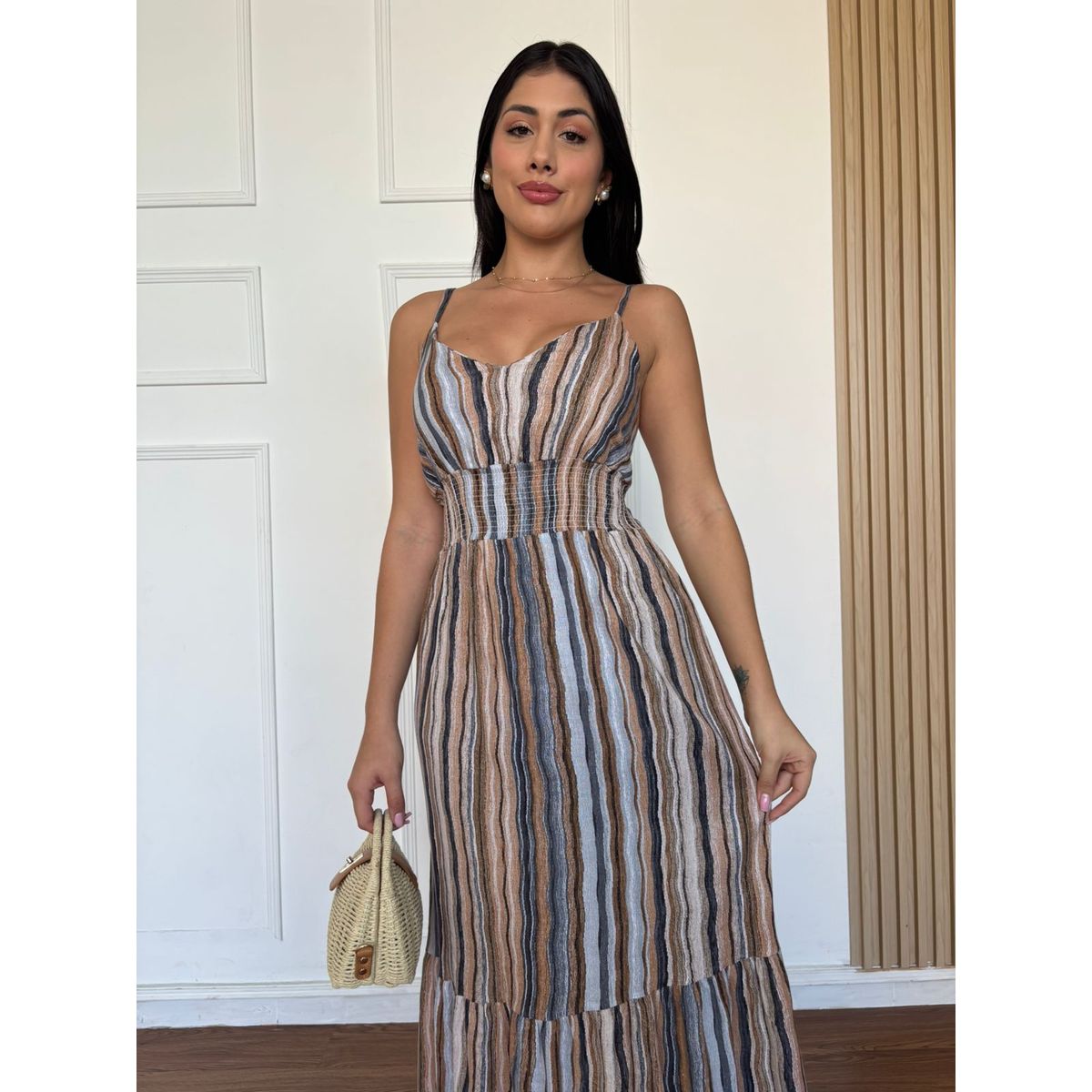 GENERICO - VESTIDO LARGO CASUAL PARA MUJER