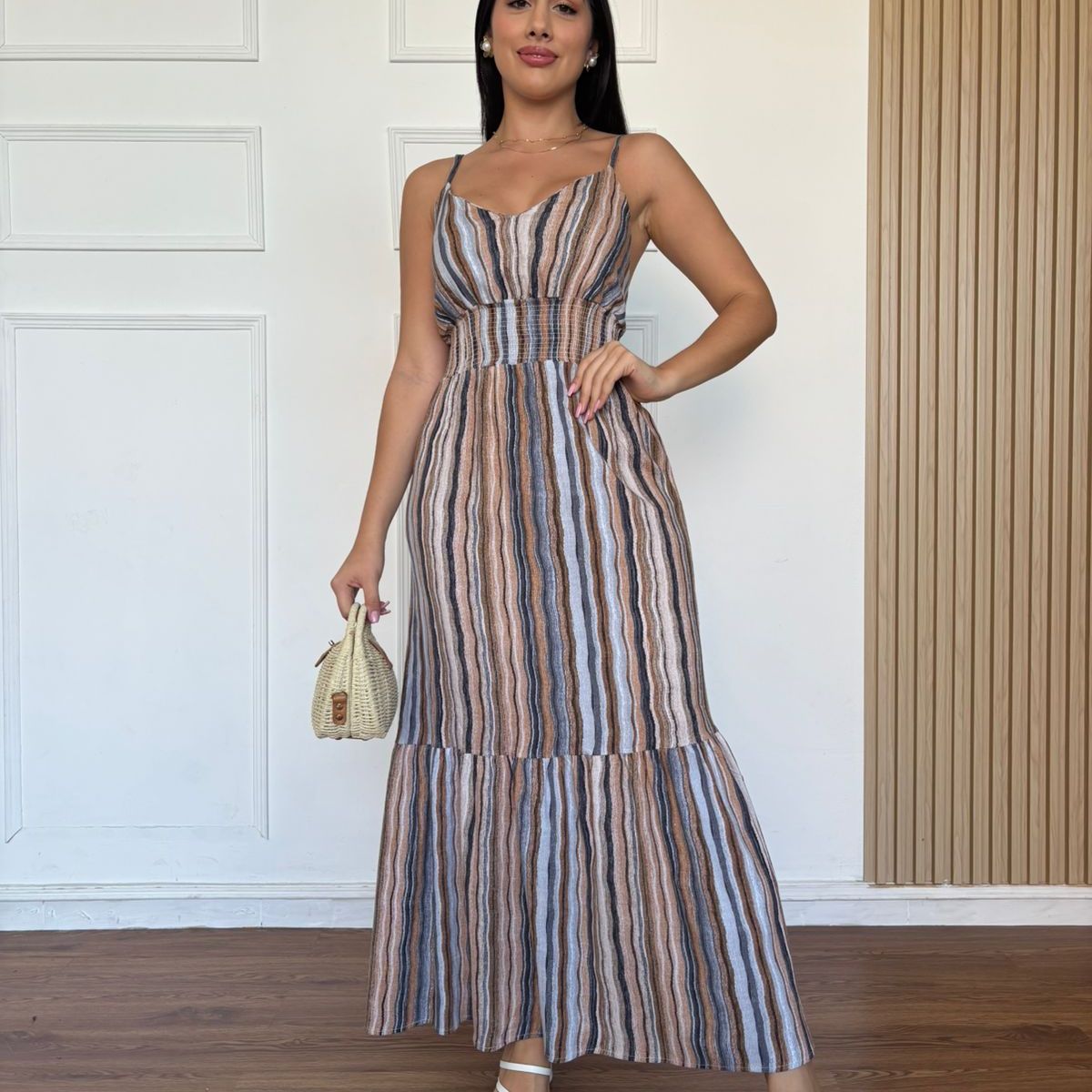 GENERICO - VESTIDO LARGO CASUAL PARA MUJER