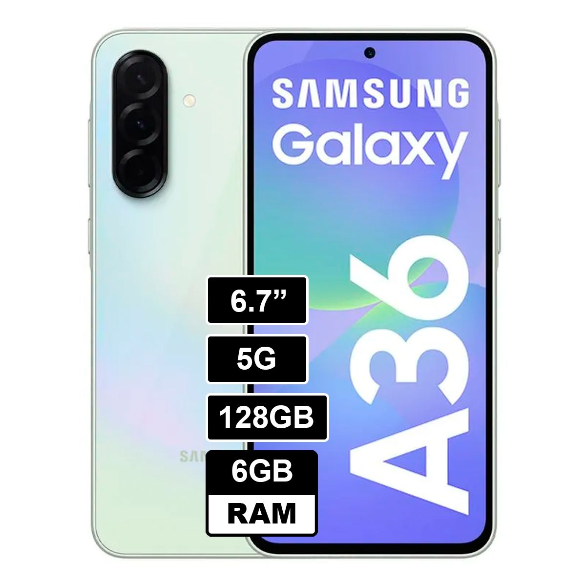 SAMSUNG - Galaxy A36 5G 128GB 6GB RAM VERDE