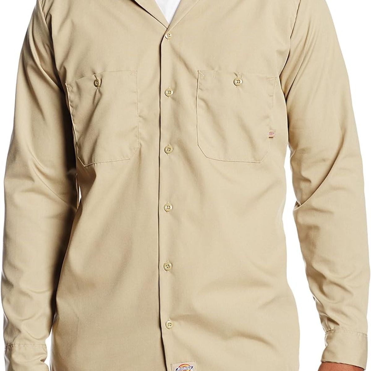 DICKIES - Camisa Dickies de trabajo industrial de manga larga para hombre