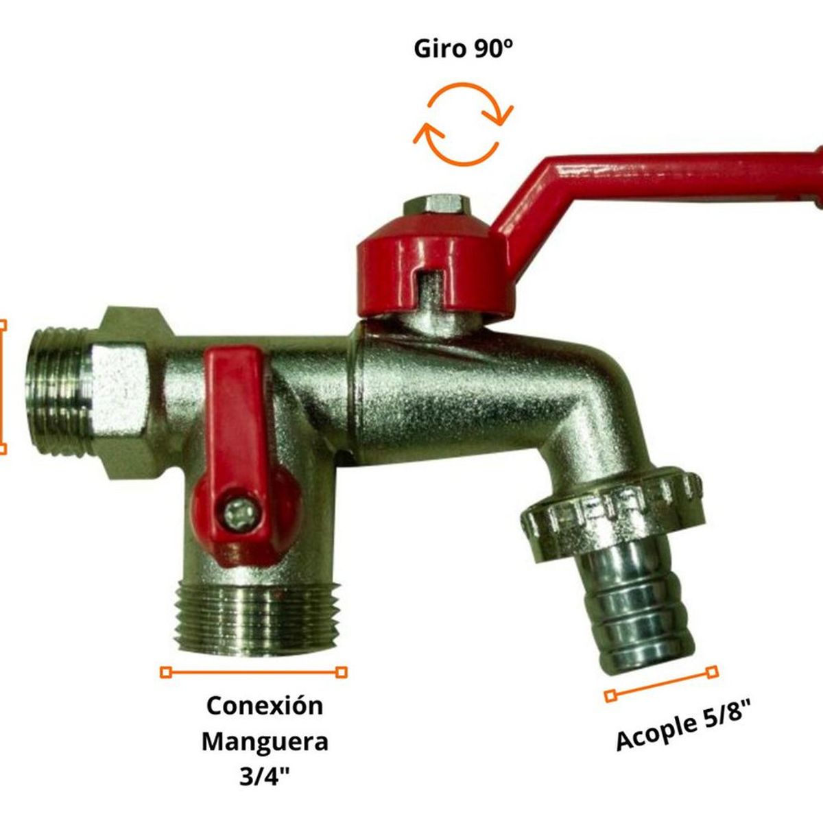 C&A - Caño Lavandería Doble Salida C&a, 126202