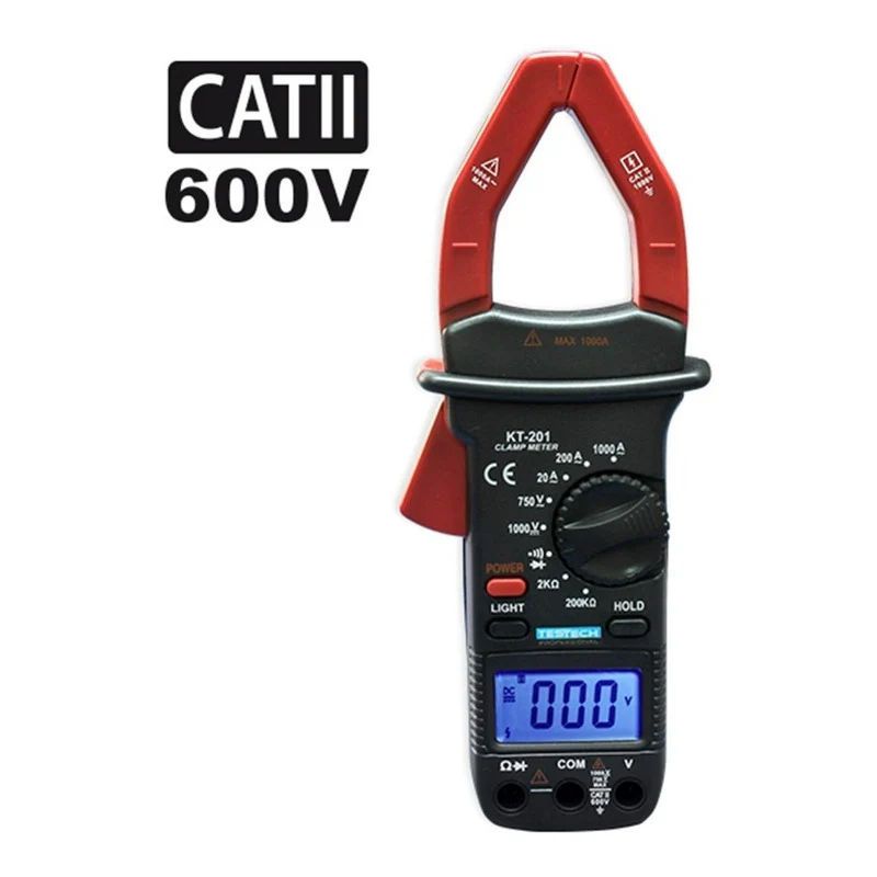 TESTECH - Pinza Amperimetrica Testech Kt-201