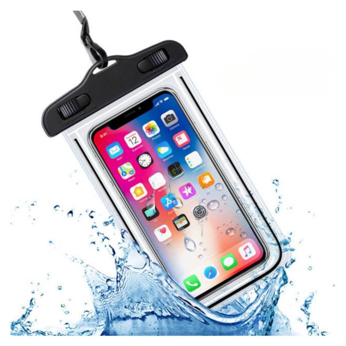 GENERICO - Funda Acuática Sumergible Protector de Agua para Celular