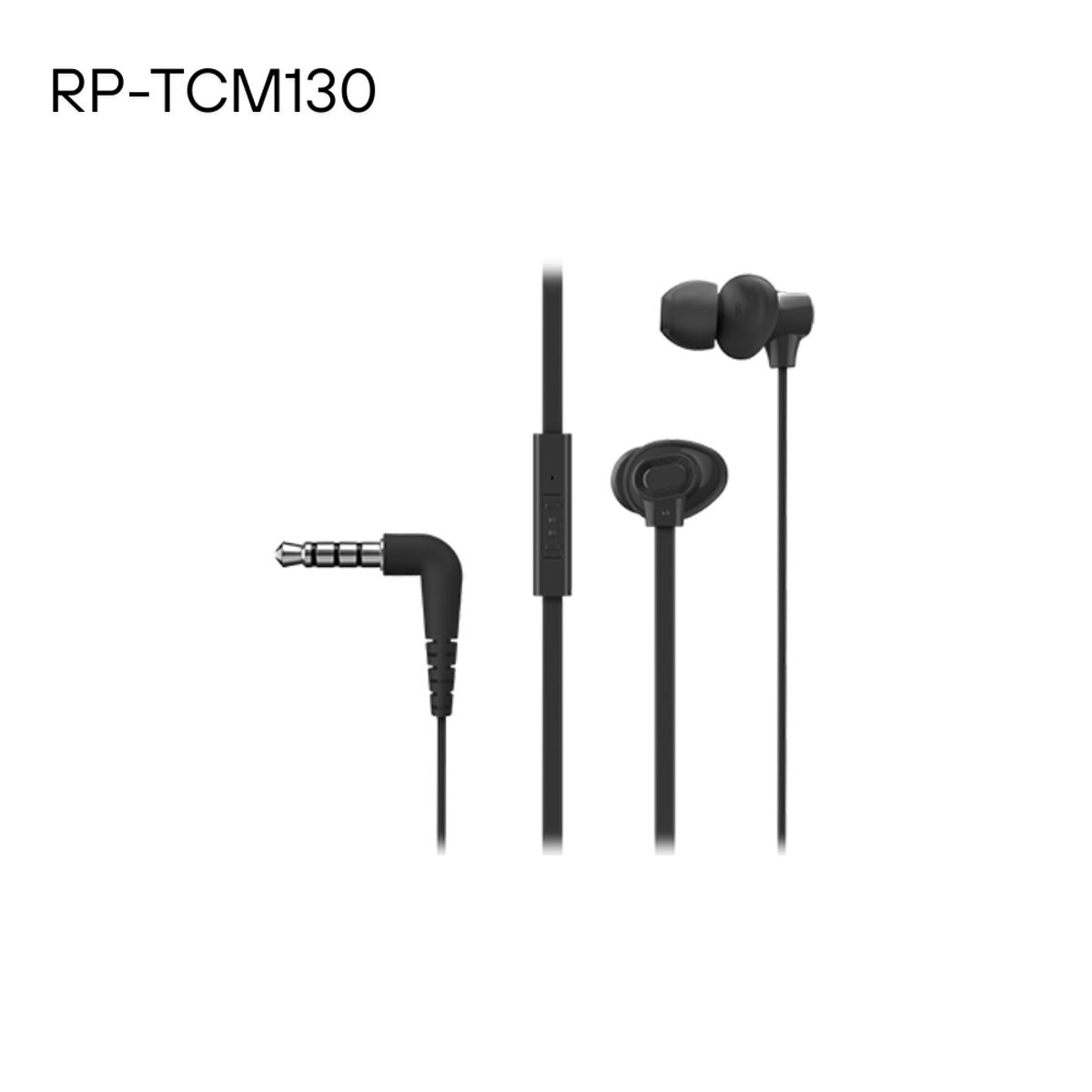 Panasonic - Audífono Alámbrico Panasonic RP-TCM130 de graves profundos