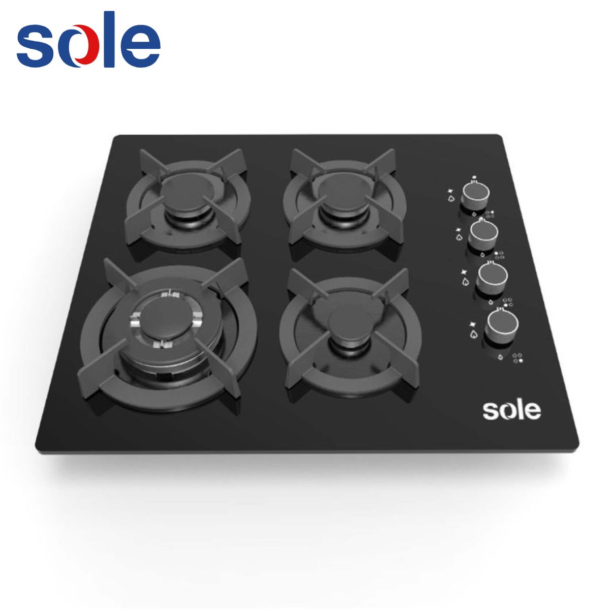 SOLE - Cocina Empotrable Sole 4 Hornillas 60 cm SOLCO068