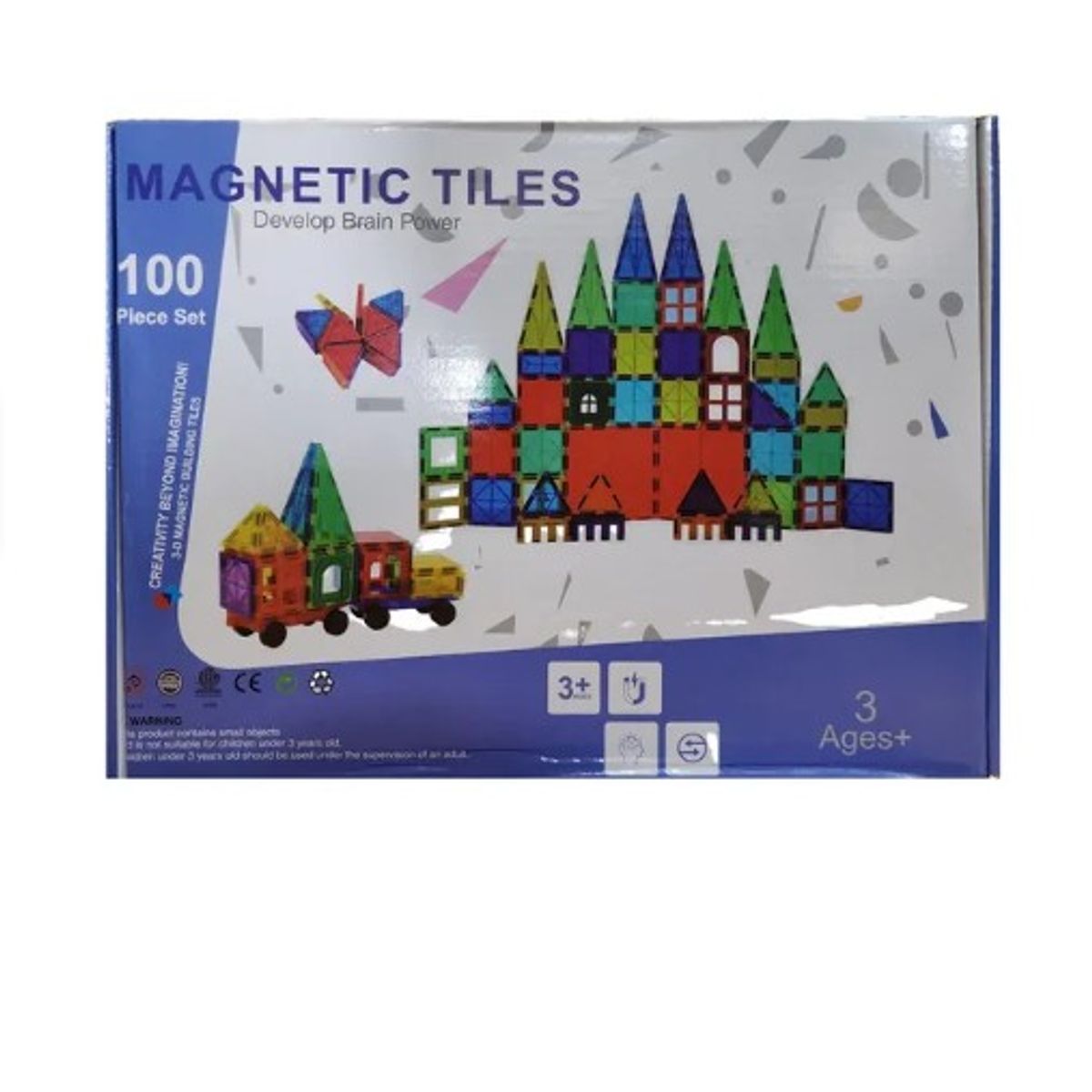 GENERICO - Bloques colores  magneticas 100pcs