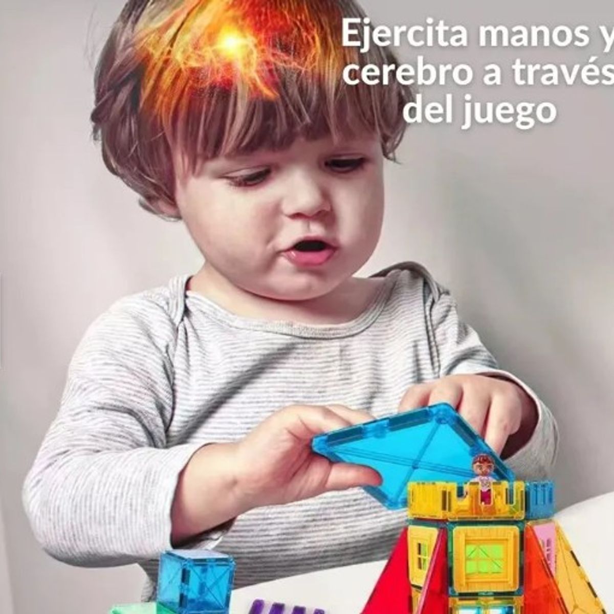 GENERICO - Bloques colores  magneticas 100pcs