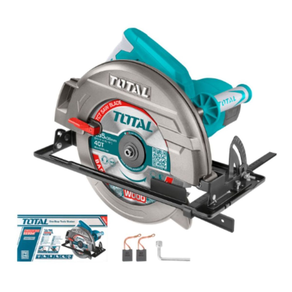 Total Tools - Sierra Circular 2200W 4300RPM Iincluye Disco Industrial - TS122235622