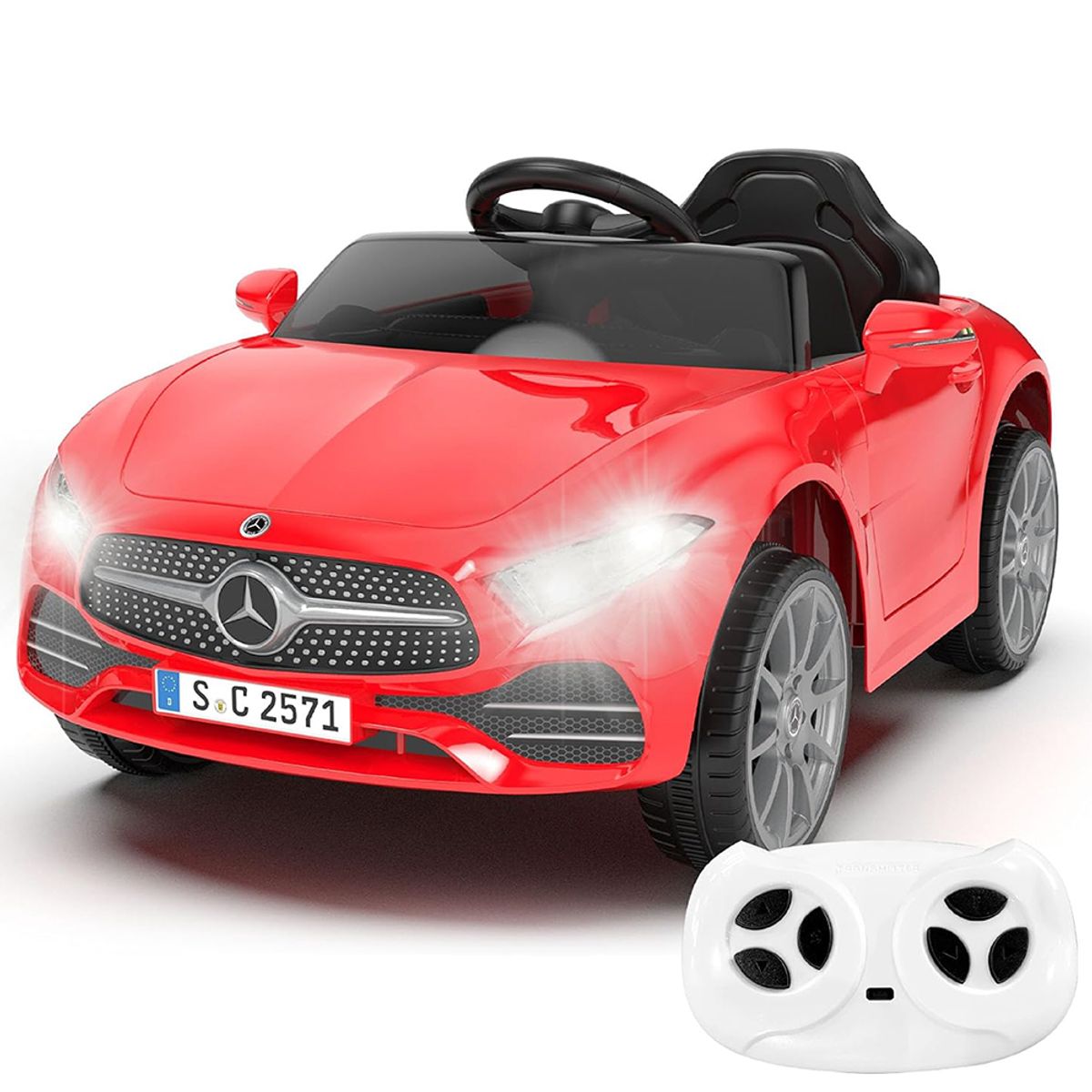 MERCEDES BENZ - Carro a Batería Mercedes Benz CL350 Original Lic 12V Rojo