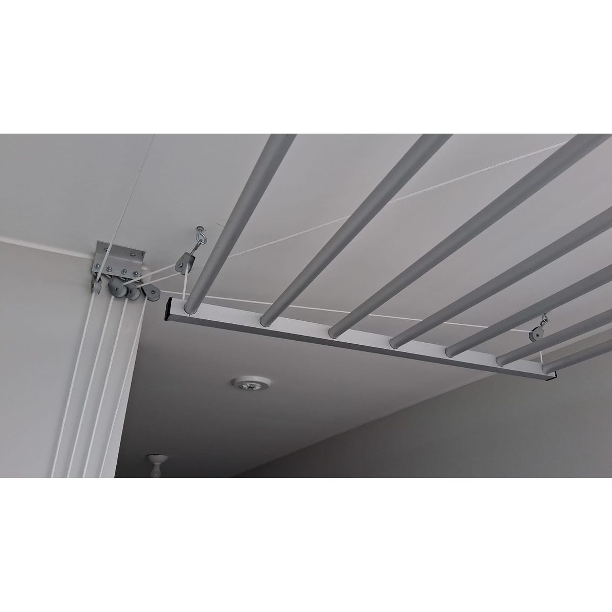 GENERICO - Tendal  con Sistema de Poleas para Techo de  75CM x 120cm