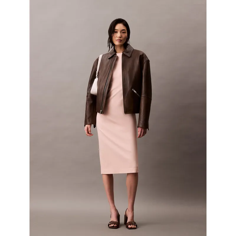 CALVIN KLEIN - VESTIDO PONTE STRAIGHT SHIFT DRESS