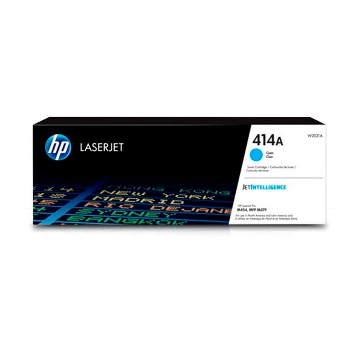 HP - Tóner HP 414A W2021A Cian Original Rendimiento 2,100 páginas
