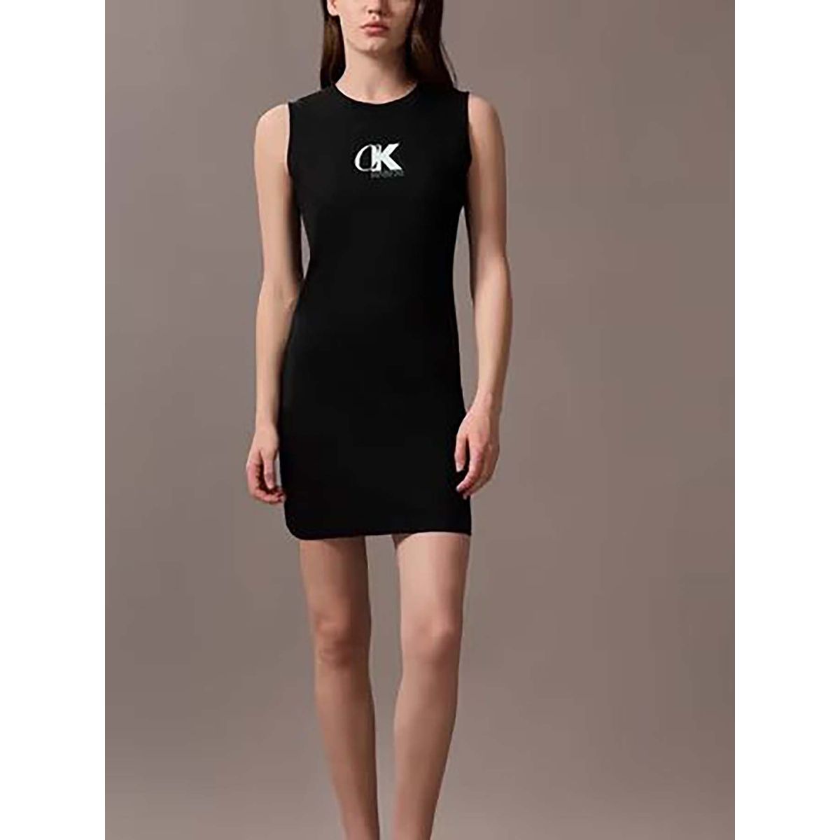 CALVIN KLEIN - VESTIDO FASHION GRAPHIC JERSEY SL DRES