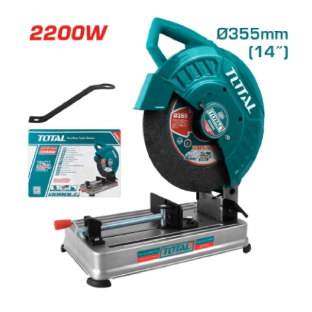TOTAL TOOLS - Tronzadora 14pulg 2200W 3700RPM Industrial - TS223558