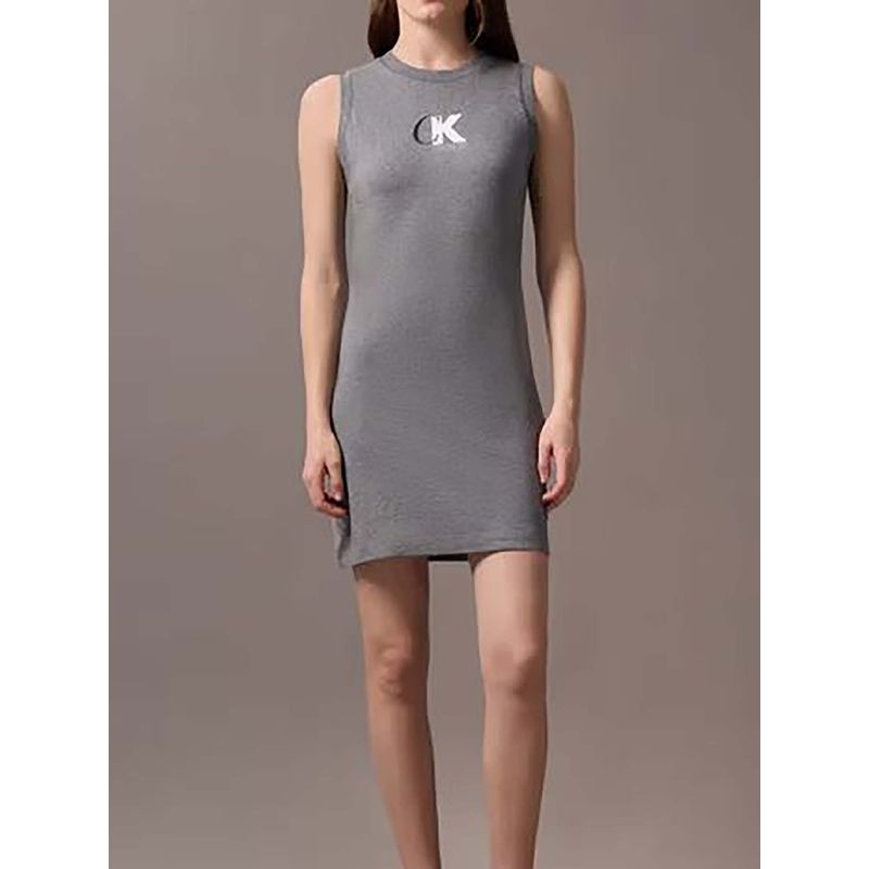 CALVIN KLEIN - VESTIDO FASHION GRAPHIC JERSEY SL DRES