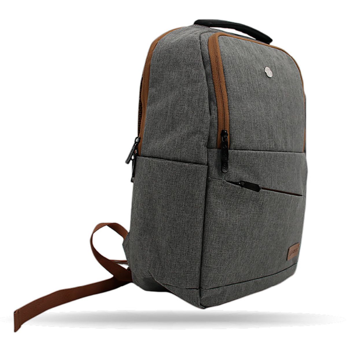 TEROS - Mochila Teros 156 TE-ACS9023 Gris con Marrón