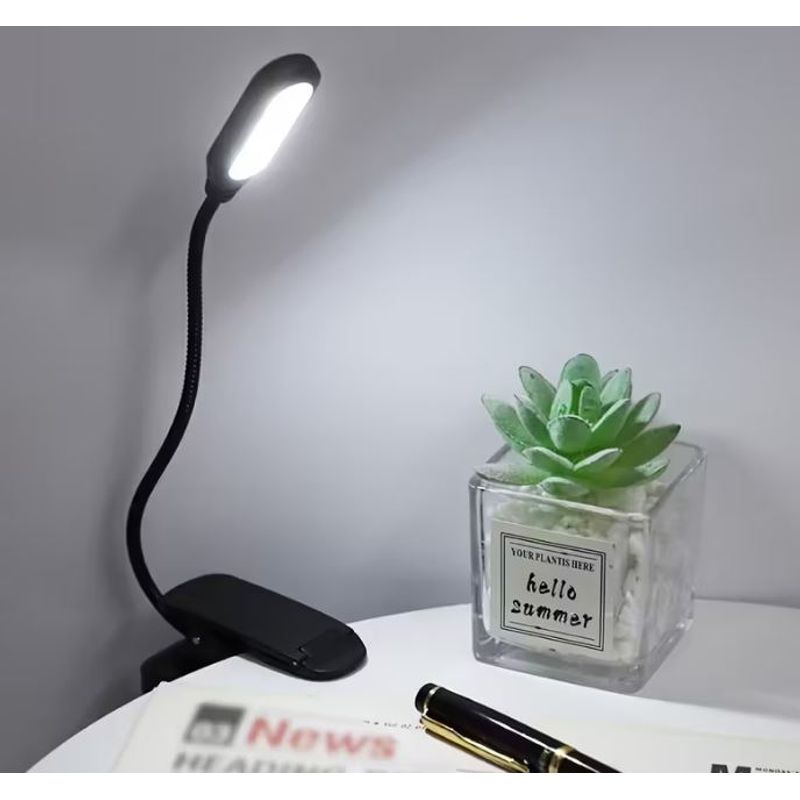 GENERICO - Lámpara LED Portátil para lectura Recargable por USB