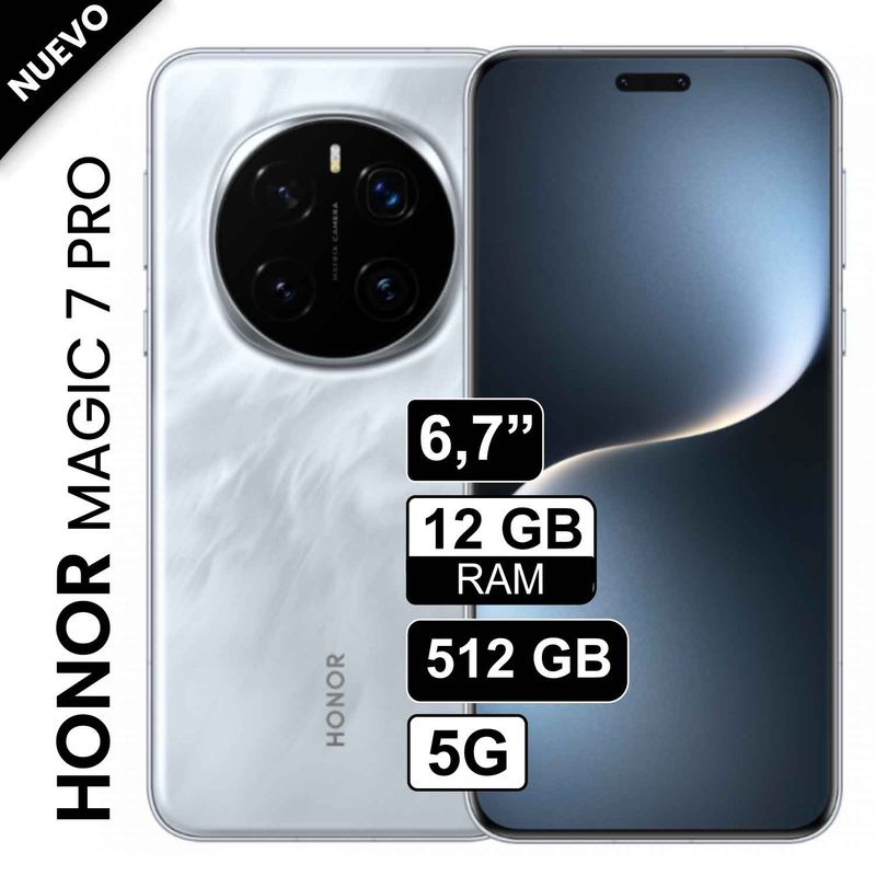 HONOR - Celular Honor Magic 7 Pro 512GB, 12GB RAM Gris