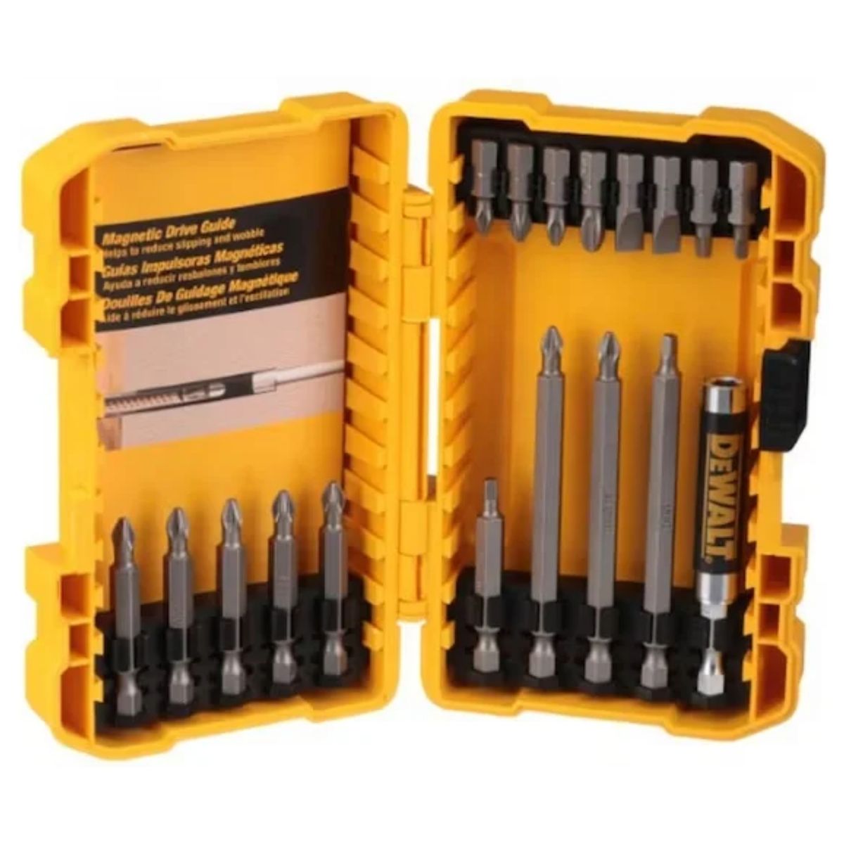 DEWALT - PUNTAS PARA TALADRO ATORNILADORES ADAPTADOR MAGNETICA18 PZS DEWALT