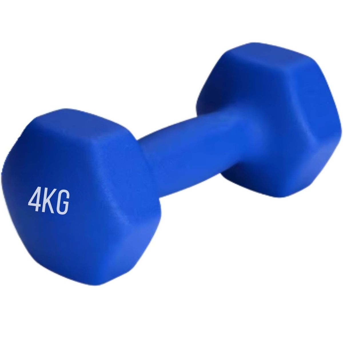 PENTHA - Pesa Mancuernas De Vinilo De 4 Kg Pesas Azules Plastificadas Par